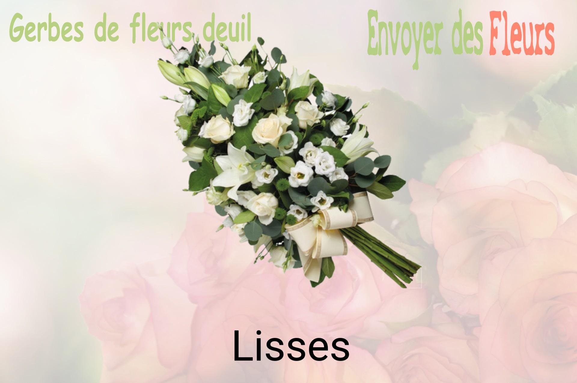 Gerbe de fleurs de deuil livrée à Lisses